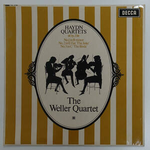 極美! 英DECCA SXL 6182 ED1 ハイドン: 弦楽四重奏 The Weller Quartet