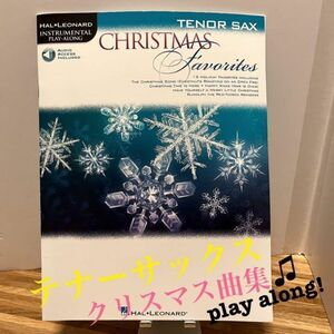 [ tenor sax ] Christmas collection / ultra rare / new goods unused /Tenor Sax/ musical score / wind instruments / concert / presentation / music ../ wind instrumental music etc. / musical instruments /. surface 