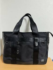 新品同様●定価46200円●ポーター 吉田カバン PORTER HEAT TOTE BAG ヒート トートバッグ ビジネスバッグ 品番703-07966 黒