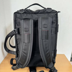 完売品●未使用品●ブリーフィング ビームス別注 BRIEFING × BEAMS PLUS / 別注 “CRAZY 3WAY BAG” 20周年 リュック バックパック 黒の画像5