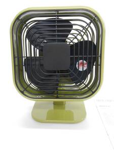 IDEA LABEL VINTO Fan LOE027 グリーン×ブラック 新品未使用 小型 卓上 扇風機