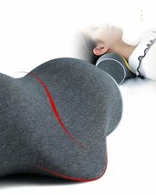 首枕 ストレッチ 牽引 ストレートネック 姿勢改善 安眠枕 整体枕 肩こり 首こり 解消 頚椎 安定 矯正 ネックピロー ストレッチャー_画像7
