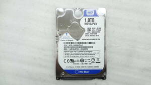 1円～2.5インチHDD WD Blue WD10JPVX 1.0TB 9.5mm厚 5400rpm SATA 中古動作品 (ｗ624)