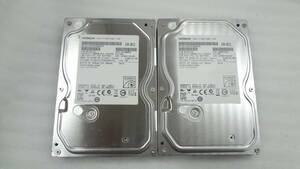 訳あり 入札注意！不良セクタあり 3.5インチHDD HITACHI HCS5C1050CLA382 500GB ×２個セット ジャンク品(ｗ881)