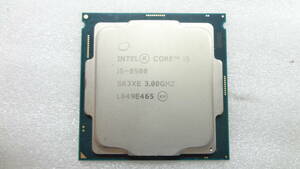  several arrival CPU Intel Core i5-8500 3.00Ghz SR3XE LGA1151 used operation goods (w836)