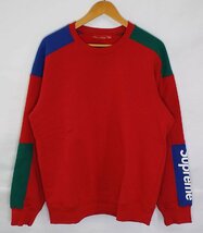 T3549〇Supreme/シュプリーム 19SS Formula Crewneck フォーミュラ クルーネック スウェット レッド/Mサイズ_画像1