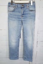 T1484〇Nudie Jeans(ヌーディージーンズ)THIN FINN 885 デニムジーンズ W28 加工_画像1