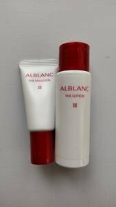  unused *aru Blanc ALBLANC / face lotion milky lotion / lotion emulsion / skin-care products /.. goods sample 