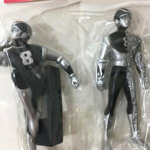 【中古】 8マン 完全復刻版 リアルフィギュア 全4種セット ミニブック1枚付き ８マン サチ子 東八郎探偵の画像2