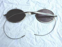大正時代眼鏡屋看板　オーバルタイプ　メガネ看板　実物タイプ特大サイズ45Cm　大変希少です。_画像3