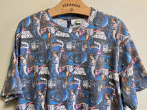 H&M DIVIDED 映画 STAR WARS スターウォーズ 総柄 ビッグシルエット Tシャツ オーバーサイズ ダースベイダー_画像2