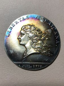 フランス 貿易銀 リベリタスアメリカーナ フランス王国 アメリカ独立記念 コイン 銀貨 メダル 硬貨 貨幣 アメリカ