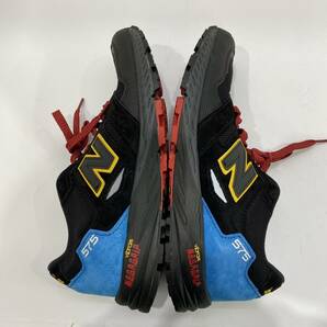 268-MH23) 美中古 New Balance MTL575UT 26cm MADE IN ENGLAND 替え紐あり ニューバランス 英国製 スニーカー 黒 Vibramソールの画像5