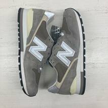 268-AR95) 未使用 NEW BALANCE U996GR US 10 28cm MADE IN USA 996 GRAY グレー ニューバランス スニーカー アメリカ_画像5