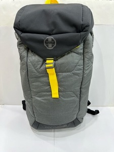 263-HK59) used POLO SPORT quilting backpack rucksack RalphLauren Ralph Lauren gray outdoor sport 