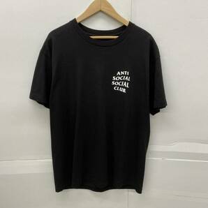 214-MH30)中古 ANTI SOCIAL SOCIAL CLUB 半袖 Lサイズ ブラック アンチソーシャルソーシャルクラブ メンズの画像1