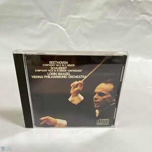 CD マゼール　ベートーヴェン　交響曲第5番　シューベルト　交響曲第8番　Maazel Beethoven Symphony No.5 Schubert No.8 管：B1 [0]P