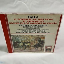 CD ビクトリア・デ・ロス・アンヘレス, ゴンサロ・ソリアーノ/ファリャ：バレエ「三角帽子」 管：B1 [0]P_画像1