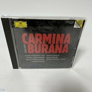 クラシックCD アンドレ・プレヴィン(指揮) ウィーン・フィルハーモニー管弦楽団 / オルフ[カルミナ・ブラーナ] 管：CW [0]P