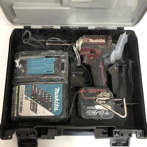 makita マキタ TD161DGXAR 充電式 コードレス インパクト ドライバ 14.4V オーセンティックレッド 充電器 DC18RC バッテリ BL1460B 1個