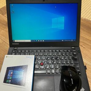 Thinkpad X240 Windows10 Homeパッケージ版とマウス付き