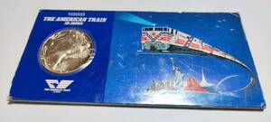 ★銀貨★　1988年 THE AMERICAN TRAIN IN JAPAN 自由の女神歩行像 イーグル 1ドル 1oz 31.1ｇ 台紙あり