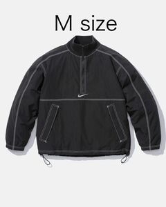 Supreme NIKE ripstop pullover black M