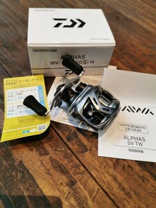 新品未使用 22 アルファス SV TW 800S-H　 シャロースプールモデル DAIWA ALPHAS SHALLOW　検索 スティーズ　ジリオン タトゥーラ