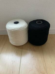 ☆ウール100%の紡毛糸・2色・1.6kg☆