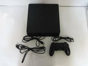 H173 中古 ゲーム PS4 Playstation4 CUH-2000A 500GB ジェットブラック 本体＋コントローラー＋ケーブル セット 動作確認済