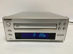 動作確認済 ONKYO オンキョー C-705FX CDプレーヤー CDデッキ 2005年製 現状品 1115a1300