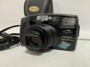 動作良好 美品 PENTAX ペンタックス ZOOM 105 SUPER コンパクトフィルムカメラ 143a1300