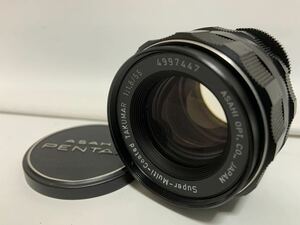 Pentax ペンタックス Super-Multi-Coated TAKUMAR 55mm F1.8 MF単焦点レンズ 動作確認済み カビあり ジャンク