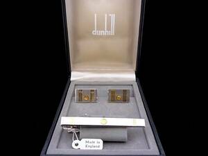 ◎№000Ⅲ◎■新品■【ｄunhill】ダンヒル【シルバー・ゴールド】■カフス＆ネクタイピン セット♪