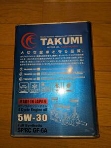 takumi motoroil 5w30 4L缶 5個