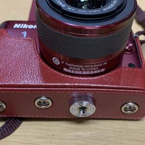 Nikon J2 ミラーレス一眼カメラ ボディ 1 NIKKOR VR 10-30mm f/3.5-5.6 レッド 電源確認済 カメラ ニコン デジタルの画像6
