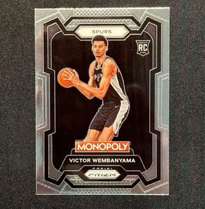 RC Victor Wembanyama ビクター・ウェンバンヤマ 2023-24 Panini NBA Prizm Monopoly Rookie ルーキー カード 