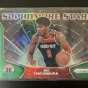 2020-21 Panini Prizm 八村塁 Rui Hachimura Sophmore Stars Silver Wizards NBAカードの画像1