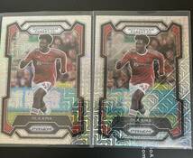 2023-24 Panini Prizm Premier League Soccer Ola Aina Silver Mojo Nottingham Forest サッカーカード_画像1