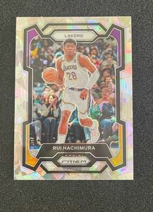 八村塁 Rui Hachimura 2023-24 Panini Prizm Cracked Ice Silver Prizm Lakers NBAカード 