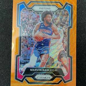 60枚限定 2023-24 Panini Prizm Orange Wave Marvin Bagley III NBAカードの画像1