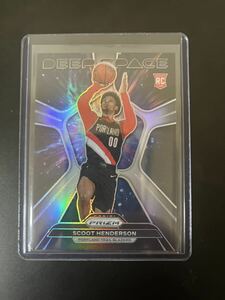 RC Scoot Henderson Rookie 2023-24 Panini Prizm Deep Space Silver Prizm NBA カード