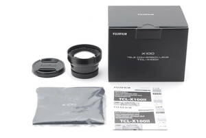 新品未使用　Fujifilm Teleconversion Lens TCL-X100S II Black　黒