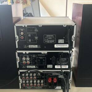ONKYOオンキョー システムコンポ A-905FX,C-705FX,MD-105FX,D-152E×2セット通電確認済みの画像9