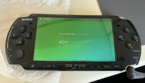 SONY PSP-3000 PlayStation PSP 本体 ゲーム機 ピアノブラック メモリとソフト付き、通電確認済み