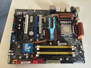 ASUS マザーボード P5Q DELUXE CPU Core2 Duo E8400 3.00GHz付き 現状品