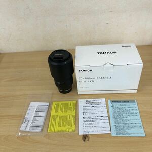 美品 タムロン レンズ TAMRON 70-300mm F4.5-6.3 Di III RXD Model A047 ソニーEマウント用望遠ズームレンズ レンズ・カメラ関連