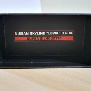 未開封品 INNO MODELS 1/64 NISSAN SKYLINE LBWK (ER34) SUPER SILHOUETTE IN64R-ER34-LBWK 当時買い逃した方へ 文句無し最高にカッコ良いの画像9