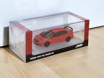 1/64 未開封・未展示品 INNO MODELS HONDA CIVIC FD2 MUGEN RR RED IN64-FD2R-RR イノモデル 無限シビックRR_画像2