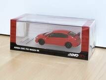 1/64 未開封・未展示品 INNO MODELS HONDA CIVIC FD2 MUGEN RR RED IN64-FD2R-RR イノモデル 無限シビックRR_画像3